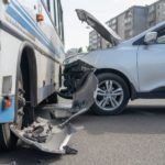 bus and car crash